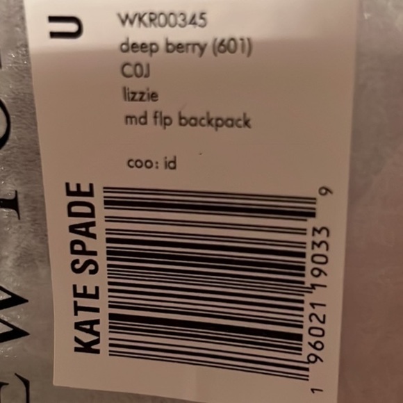 15. Kate Spade Lizzie Medium Flap Backpack in Deep Berry - Picture 7 of 14